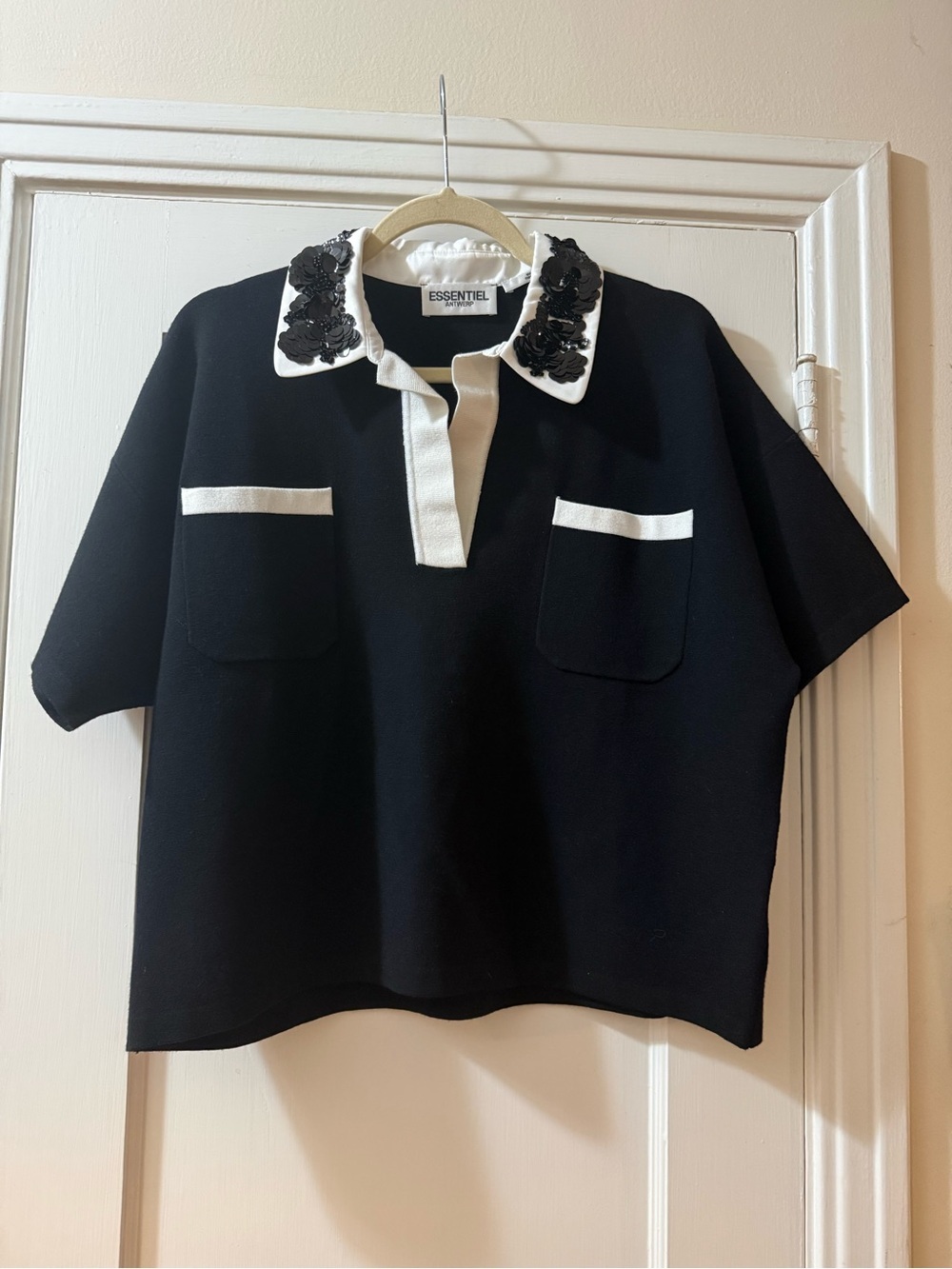 Essentiel Antwerp Hoiseau Embellished Medium Polo